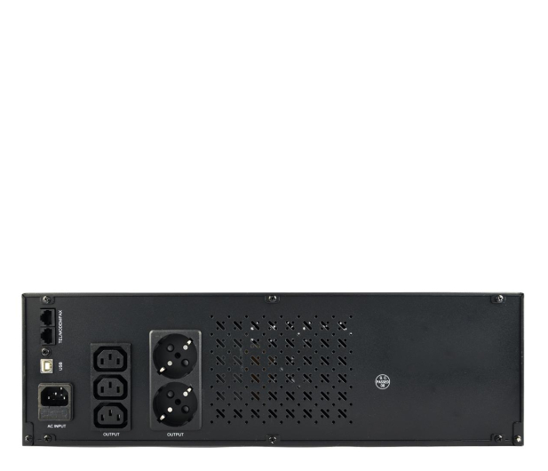 GEMBIRD UPS 1200VA Line-in 2xC13 2xSchuko USB UPS-RACK-1200 - 1231094 - zdjęcie 4